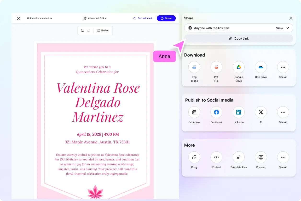 Free AI Quinceanera Invitation Generator, Free Quinceanera Invitation Maker Online Free AI Quinceanera Invitation Generator, Free Quinceanera Invitation Maker Online